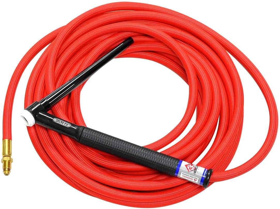 CK130 Air Cooled TIG Torch Kit, Flex, 130A, 25', 1-Pc Super-Flex, CK1325HSF FX