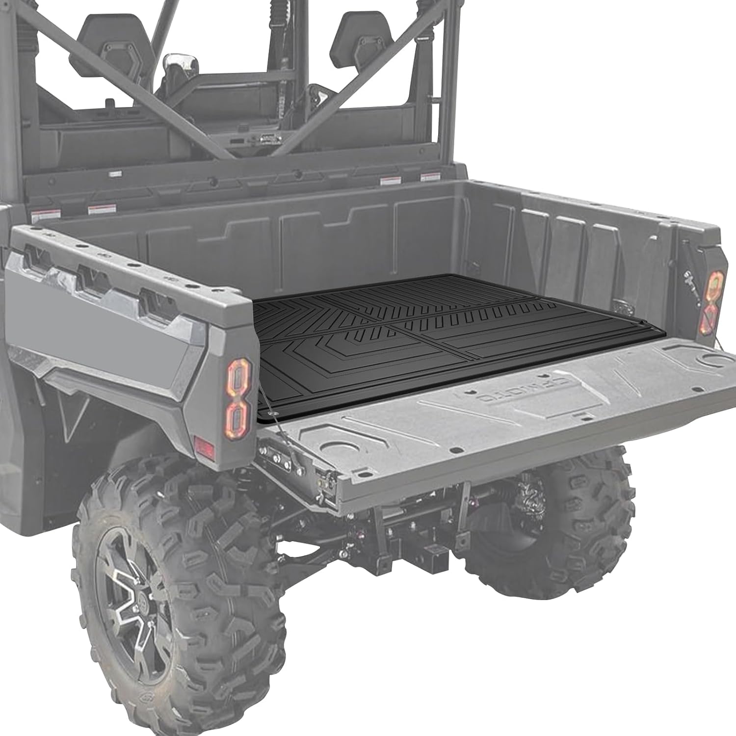 Bed Mat for UForce 1000 2019-2025 & UForce 1000 XL 2022-2025 - DISUTOGO All Weather UTV Cargo Mat Compatible with CFMOTO UForce 1000 XL Slush Liner Accessories CFMOTO UFORCE 1000/1000 XL Bed Mat
