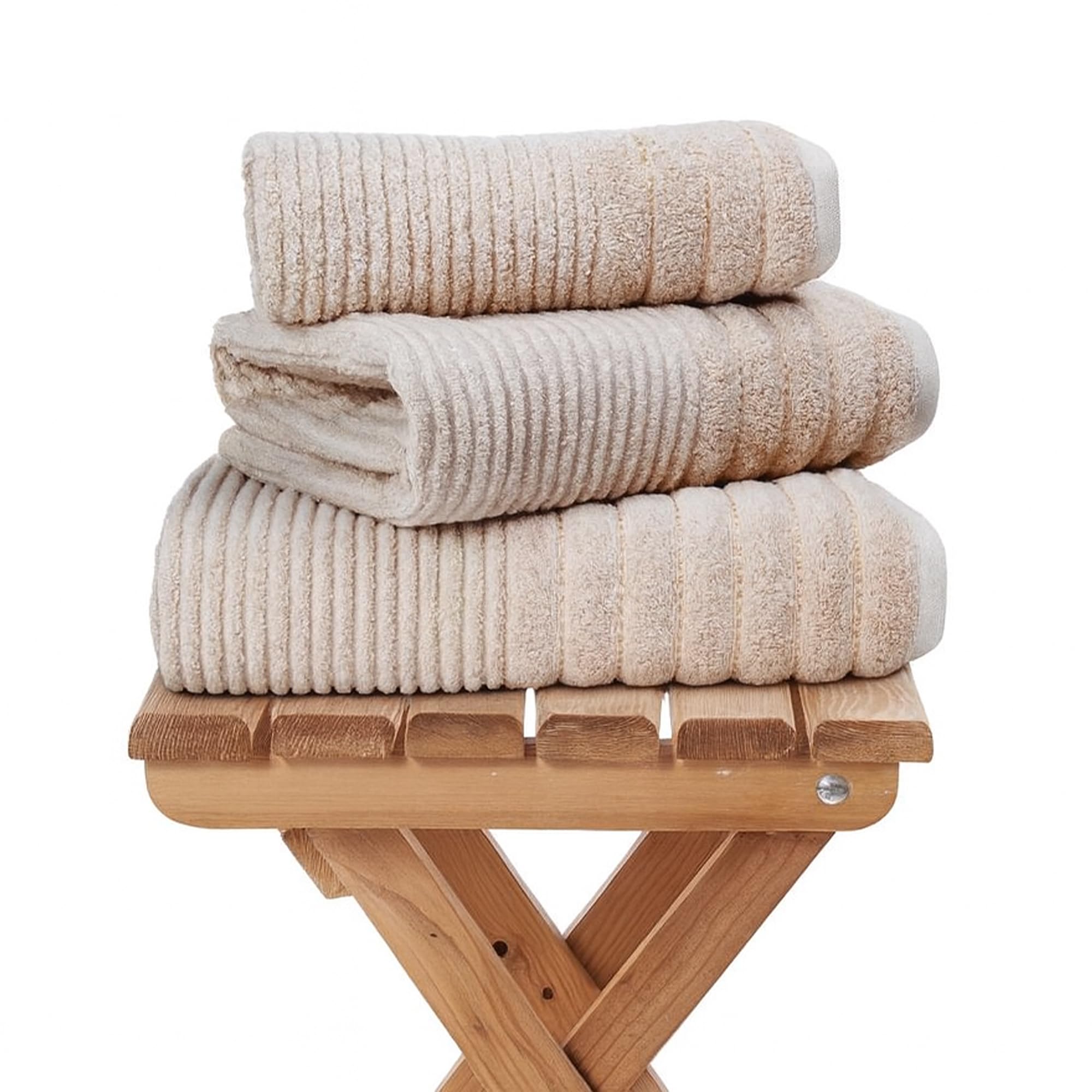 Lions Towels - 2 Piece Bath Sheets 90x140cm, Premium 100% Cotton Quick Dry Extra Large Bathroom Towel Set for Spa Gym Home - Highly Absorbent Soft Feel, Hotel Quality, Natural