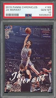Ja Morant 2019 Panini Chronicles Basketball Rookie Card RC #165 Graded PSA 10