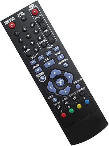 Mando a distancia para LG DV6T9H DV456 DV415 DV656 HTR456 DV422 DV422L DV426 DV626 DV398H DV397H DV392H DV246 DV276 DV256 DV286K DV130 reproductor