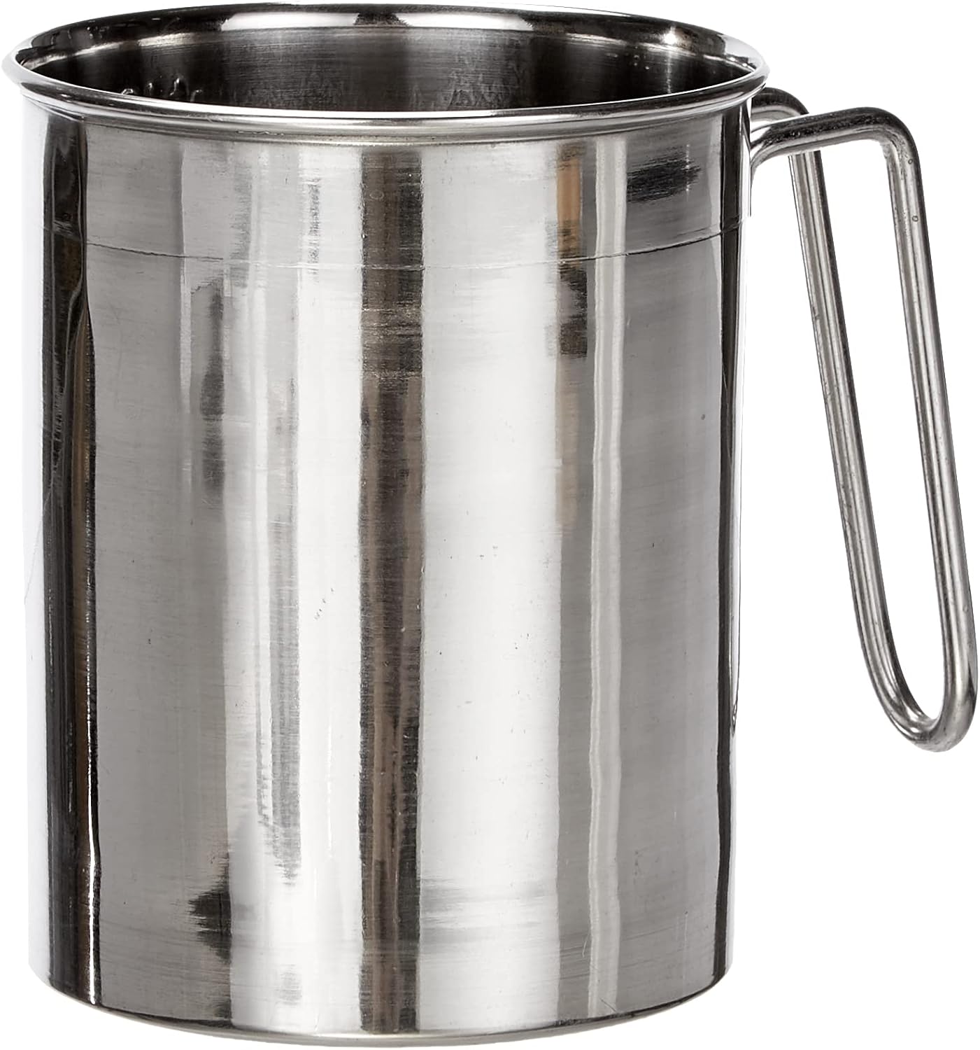 Karl Kruger Liter Measure, 1 l, 1 Litre, Silver, 48 Pack