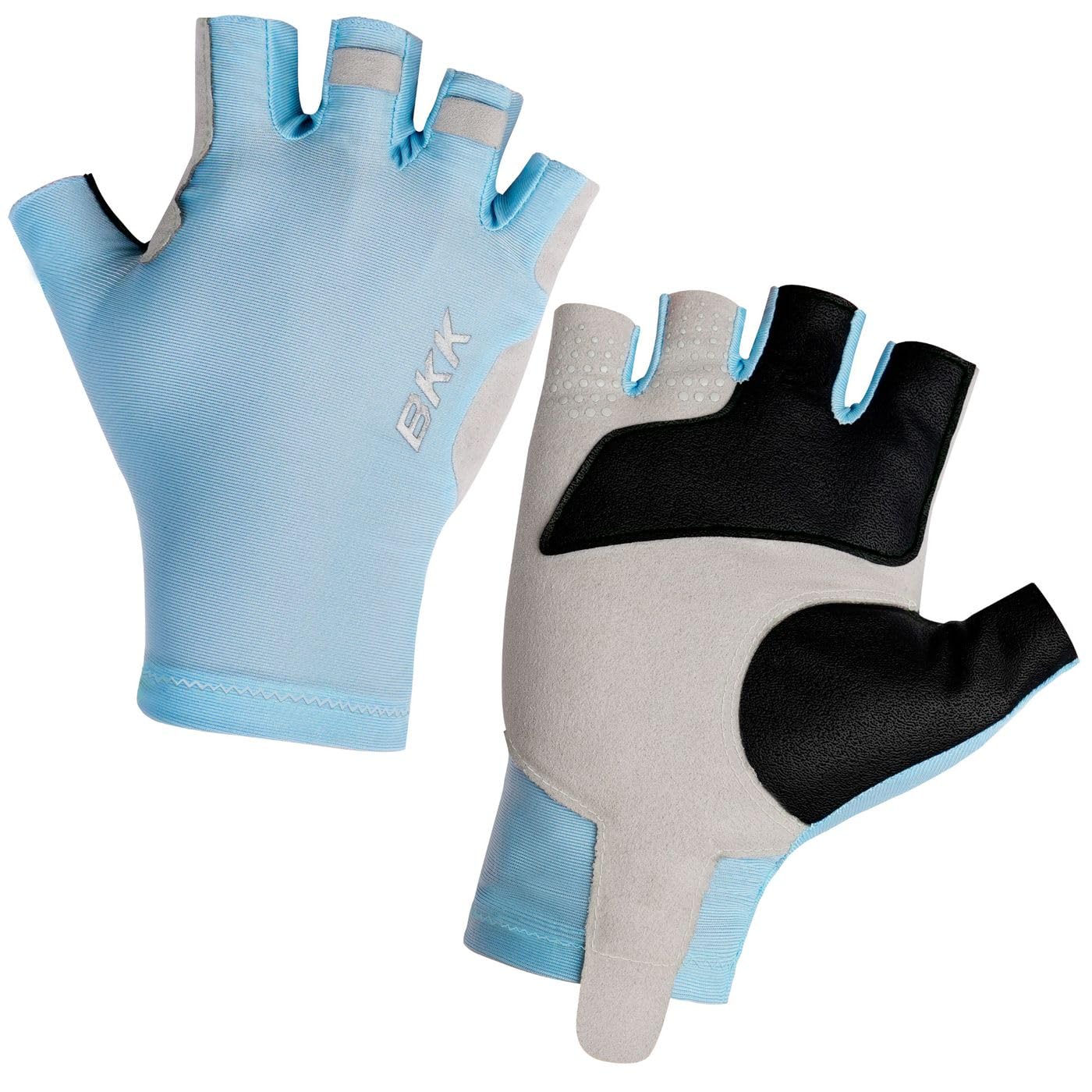 BKK Flamingo Half Finger Gloves 1 Light Blue