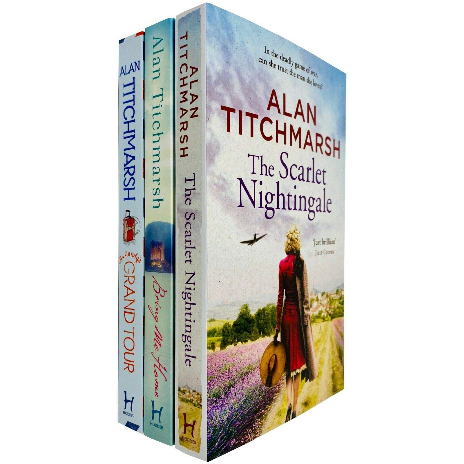 Alan Titchmarsh 3 Books Collection Set (The Scarlet Nightingale, Bring Me Home & Mr Gandy's Grand Tour)