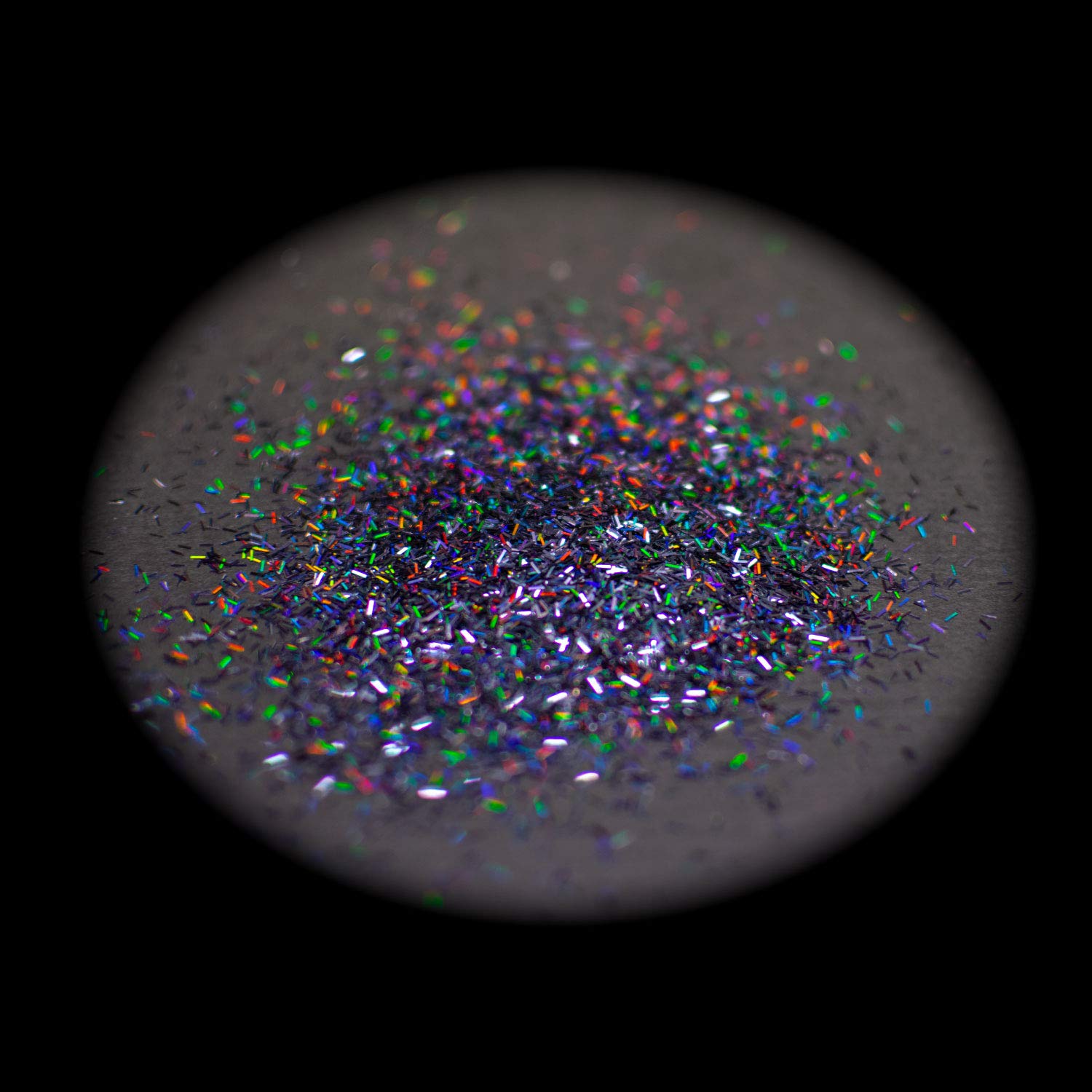 Amazon | DIY MASTER ブラックレインボー ラメ フレーク ロング 0.2