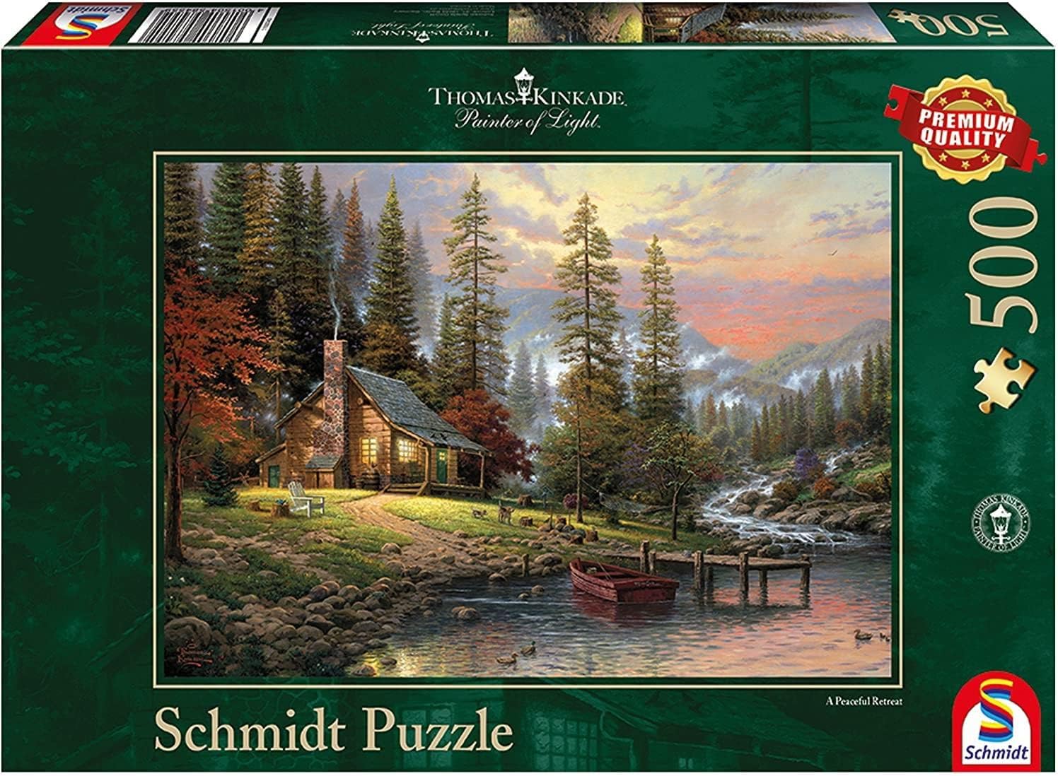 Haus in den Bergen. Puzzle 500 Teile