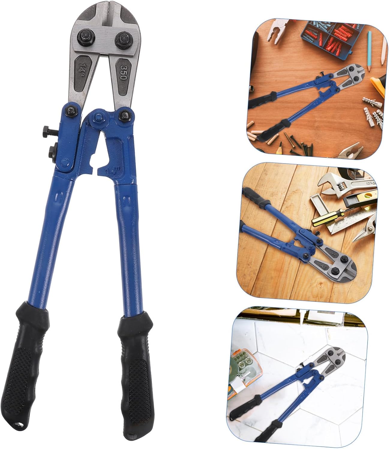 Heavy Duty Bolt Cutter Ergonomic Grip Manual Wire and Steel Cable Cutter for Cutting Chain Rebar Metal Portable Alloy Steel Tool for Tough Materials
