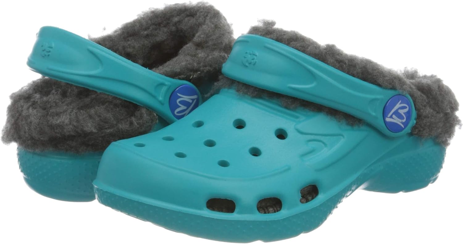 Beck Unisex Kinder Clogs Loafer Flat, Türkis, 23 EU