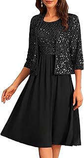 GRACE KARIN 2025 Mother of The Bride Dresses Wedding Guest Party Dress Two Piece Dress - Buy now