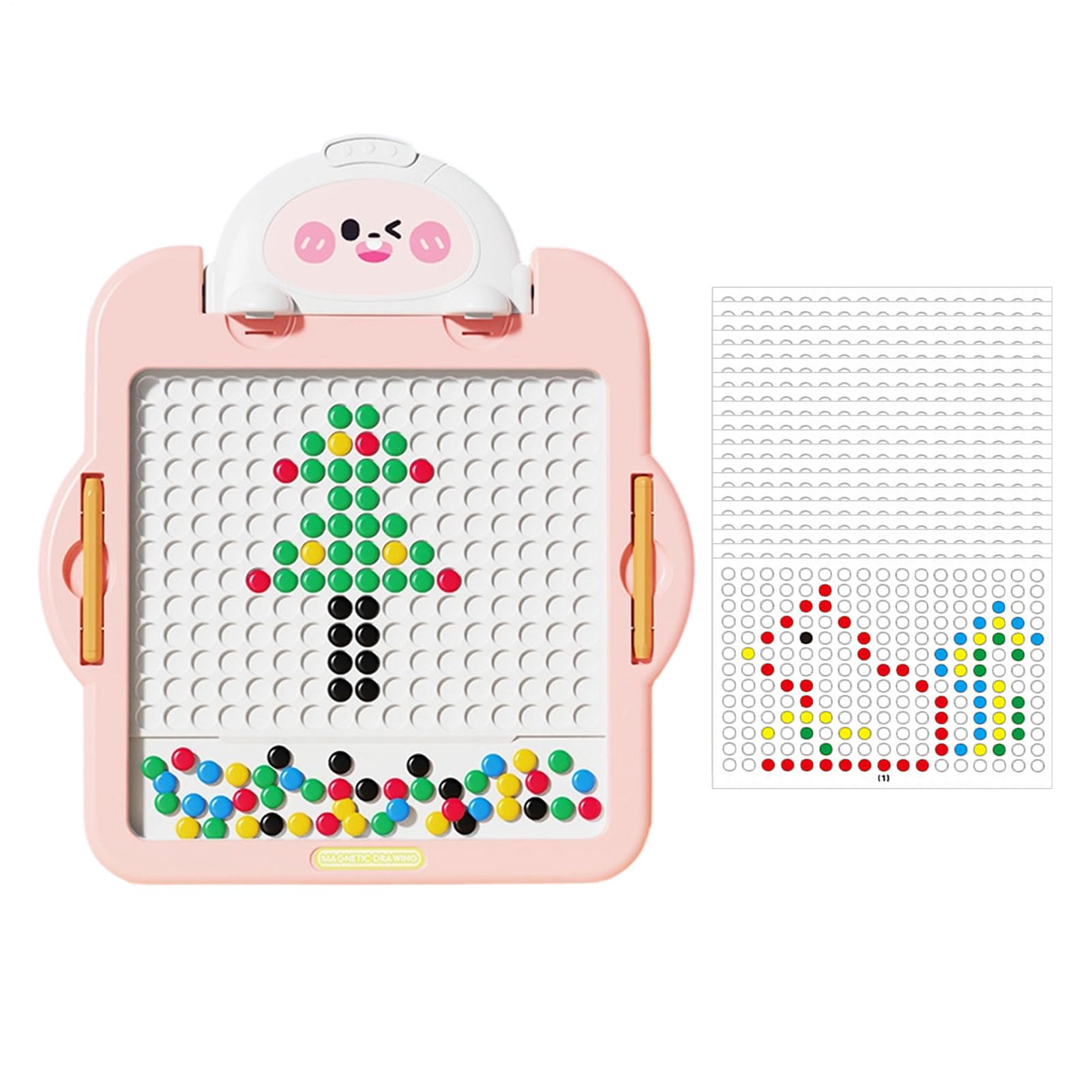 Wiederverwendbare Zeichentafel für Kinder Interaktives Magnetisches Malpad | Magnetische Schreibtafel für Kinder zu Weihnachten, Geburtstag, Neujahr für und Mädchen