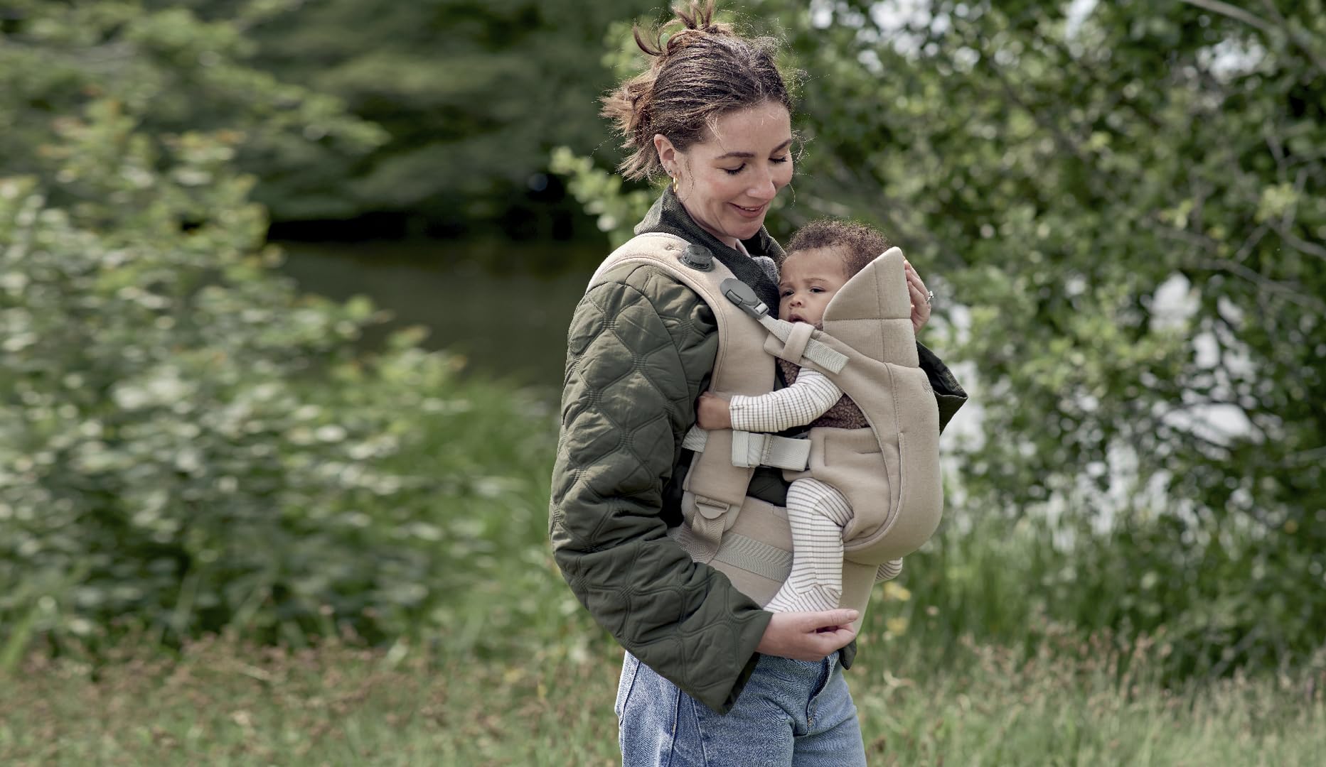 Mamas & Papas Kudo Babytrage - Kaschmir - Einfach zu montieren, anzupassen & zu entfernen, innovatives Design, ergonomische Unterstützung, gesunde Körperhaltung - 0-36 Monate