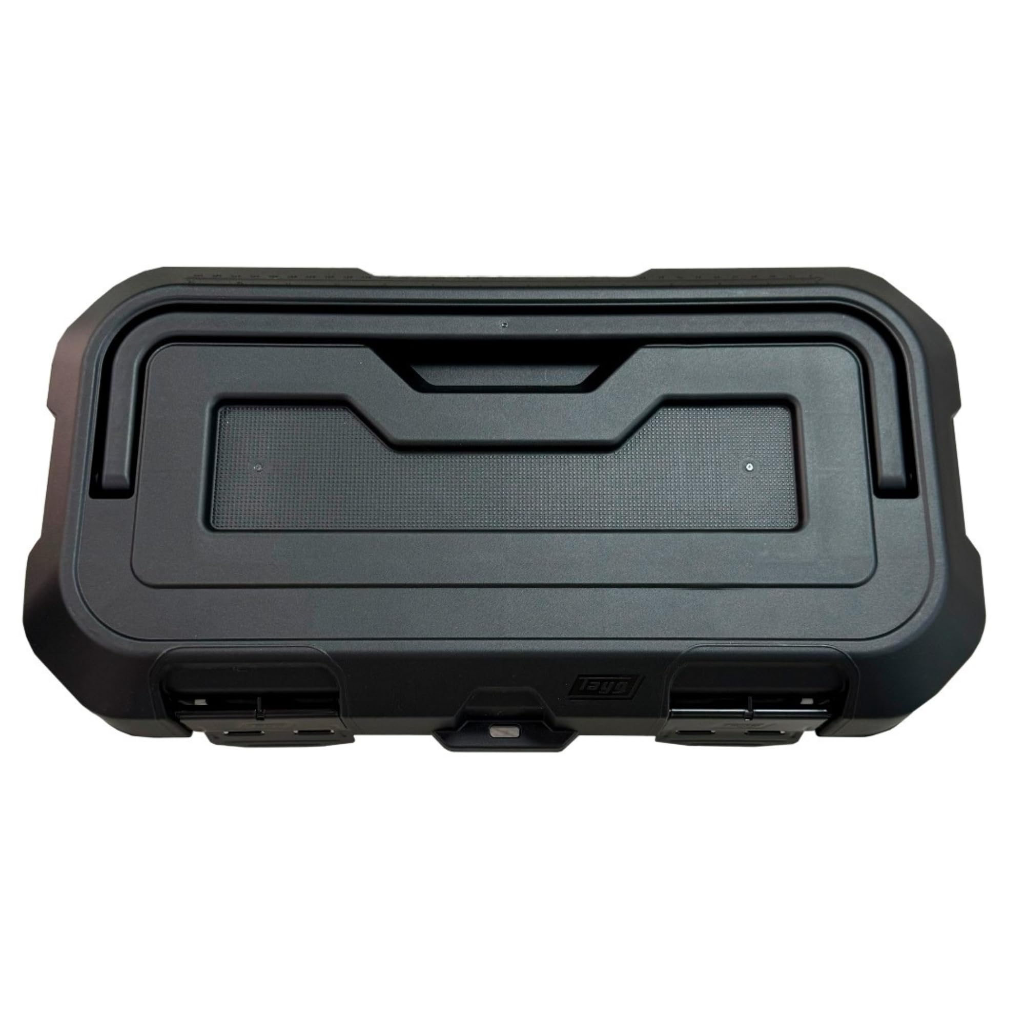 Tayg Caja Herramientas 46 Negra - Estuche y Bandeja Interior Extraíbles, Cierres Metálicos en Acero, Asa Grande, Soporta hasta 120 kg, Caja Herramientas Vacia Polipropileno, 500 x 279 x 254 mm