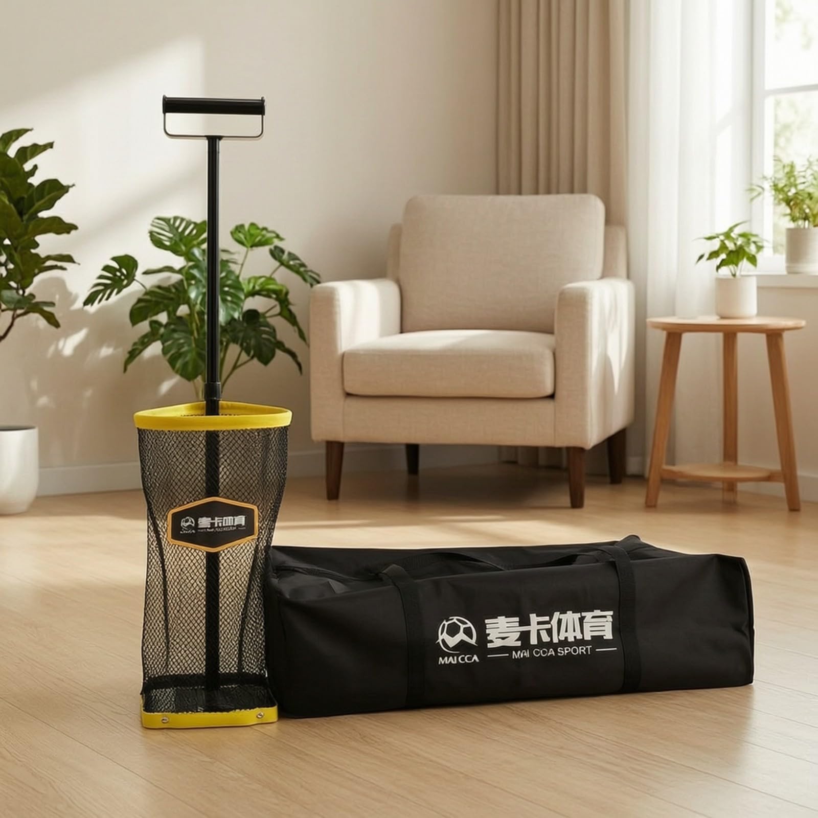 Amagogo Raccoglito Palline da Golf con Asta lescopica Ergonomico Pallinaro lescopico Compatto Recuperapalline per