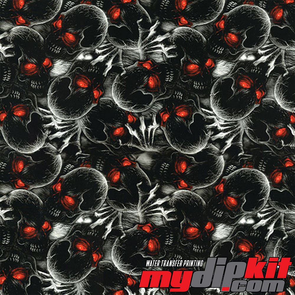 Water Transfer Printing Film - Hydrographic Film - Hydro Dipping - Red Creeper - DD-964-A