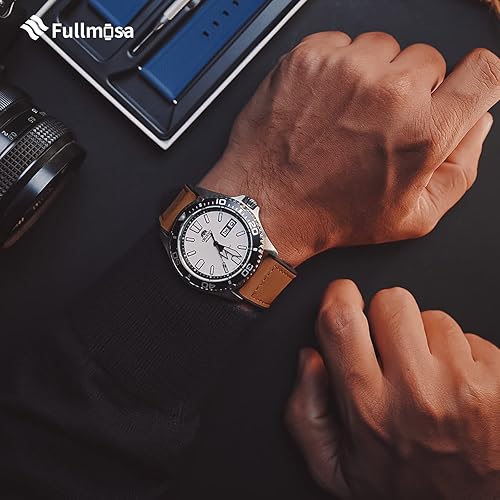 Miniatura 7 de Fullmosa Correas de silicona de cuero de 0.866 in, 0.787 in y 0.709 in compatibles con Samsung Galaxy Watch 6543, Garmin Watch