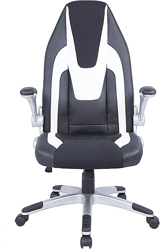 Miniatura 3 de Milan 4127-CCH - Silla de computadora, color negro, blanco