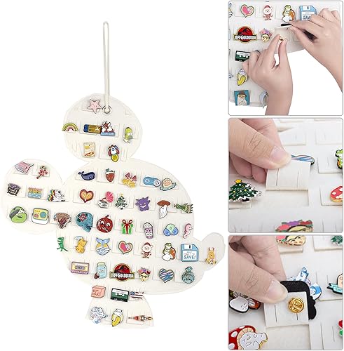 Miniatura 3 de Broche colgante organizador de alfileres esmaltados, linda forma de dibujos animados, broche de soporte de almacenamiento para broche (sin