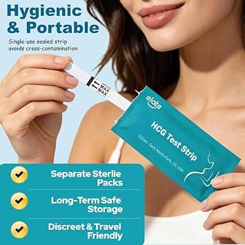 Elate Pregnancy Test Strips 20 Count, Early Detection HCG Test, High Sensitivity, 99.99% Accurate Results, Easy to Use Home Pregnancy Test