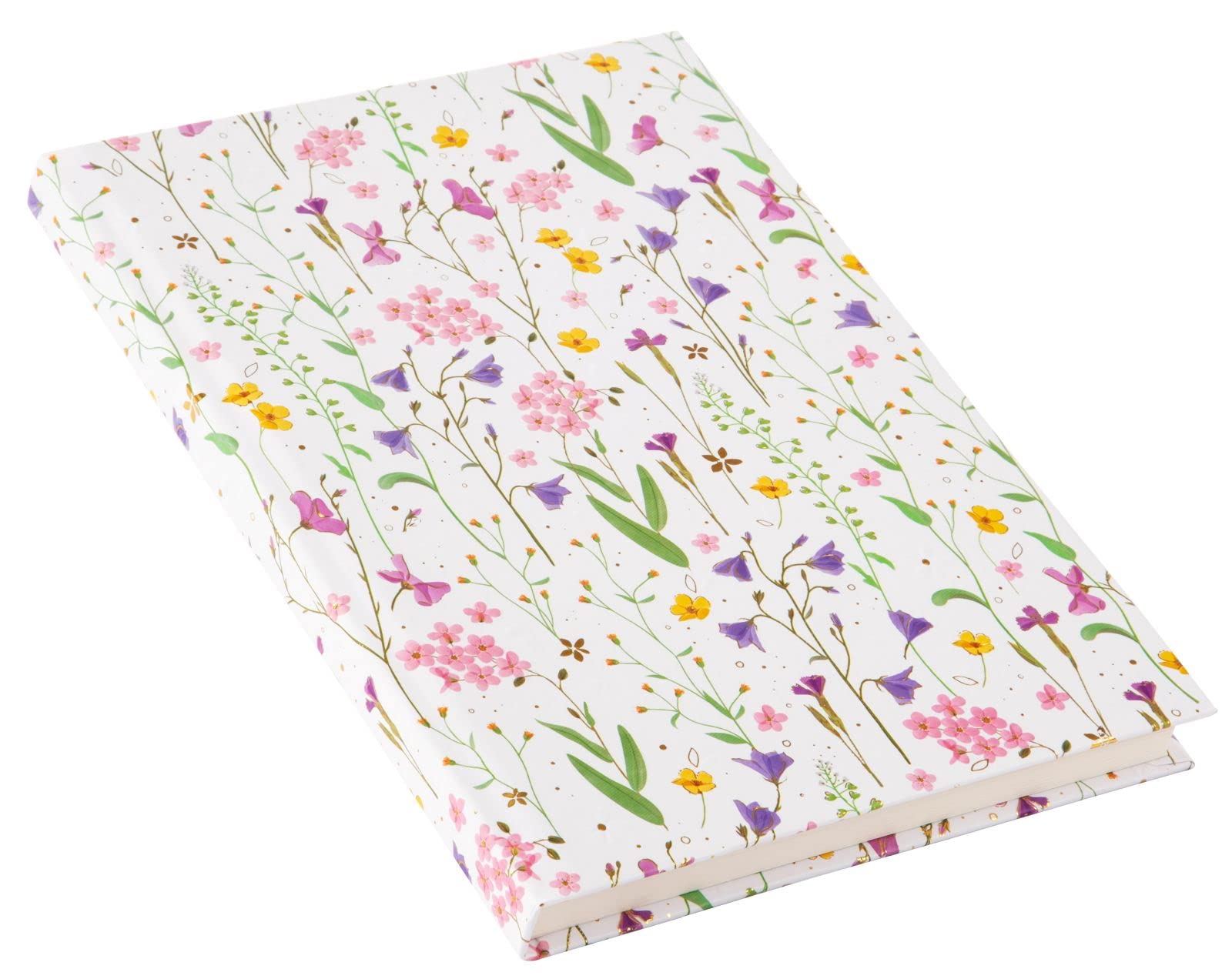 goldbuch 64 454 Meadow Miracles Notebook A5 White Writing Book 15 x 22 x 2 cm Note Book 200 Pages Blank Paper 100 g/m² Sketchbook Cover Art Print Agenda with Bookmark White - Image 2