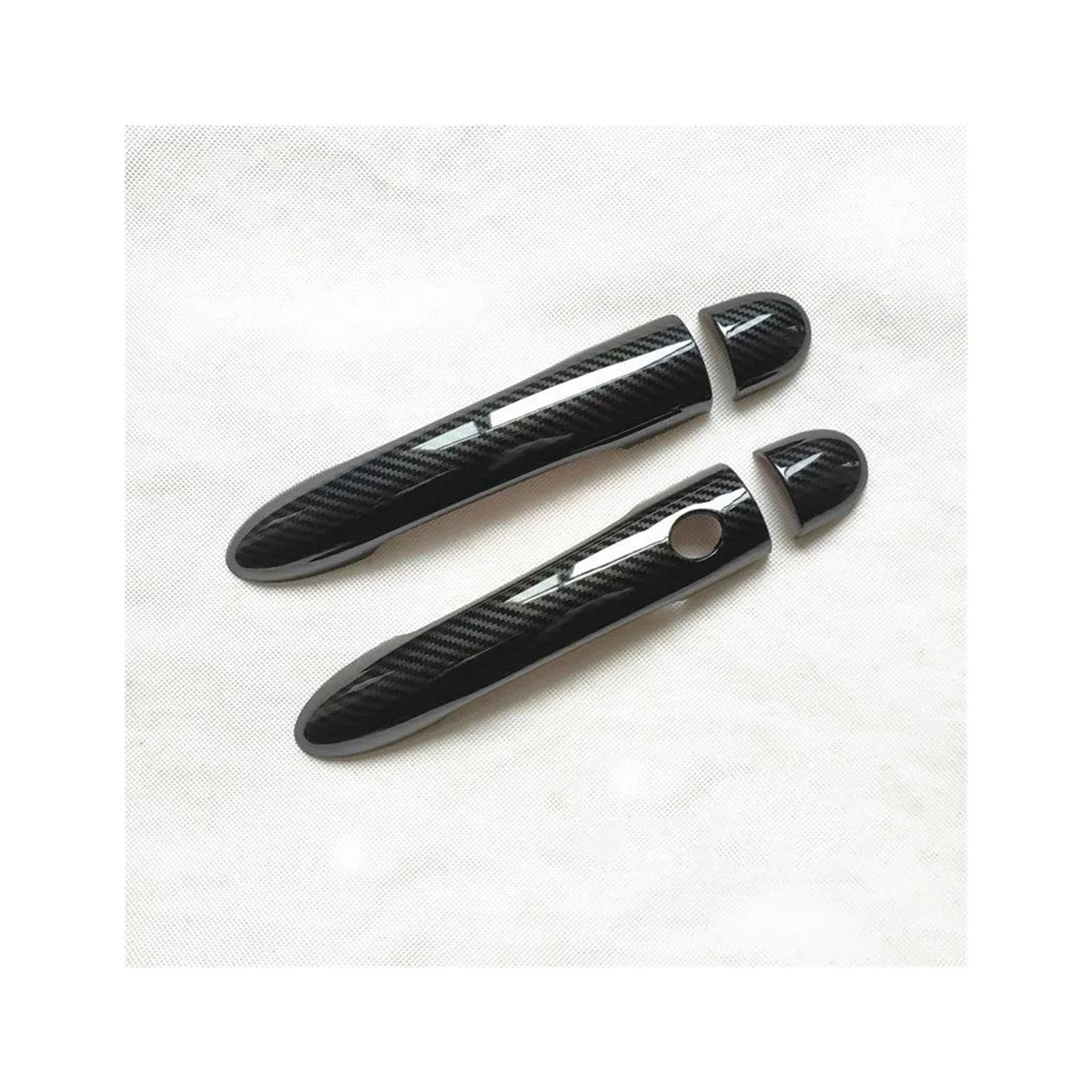 NVNZMFPPW for Renault for Megane 2 Ii MK2 Accessories Door Handle Cover Trim Handles Covers Plastic Imitation Carbon Fiber(2DK1)