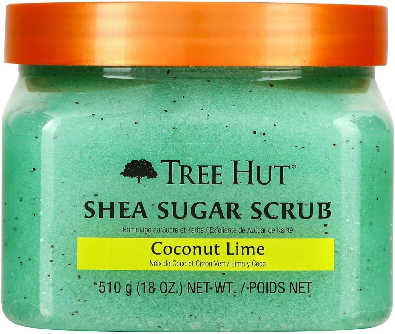 Tree Hut Exfoliating Shea Sugar Body Scrub Coconut Lime 18 oz