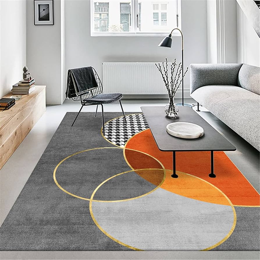 ウール製 幾何学模様 ラグ・カーペット　着払 ウール製 幾何学模様 ラグ・カーペット 着払 ウール製 幾何学