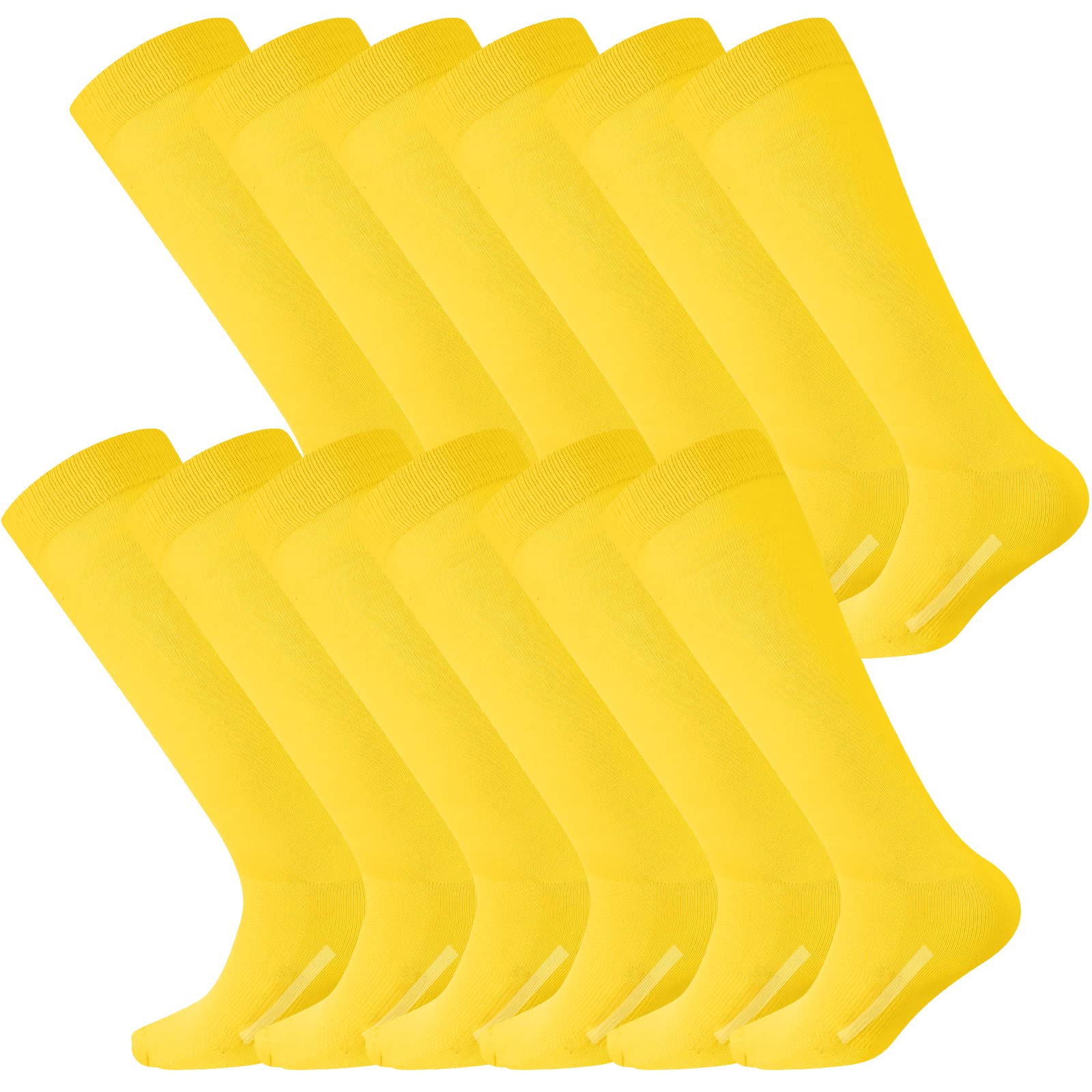 Haysandy 12 Pairs Youth Football Socks Bulk Softball Soccer