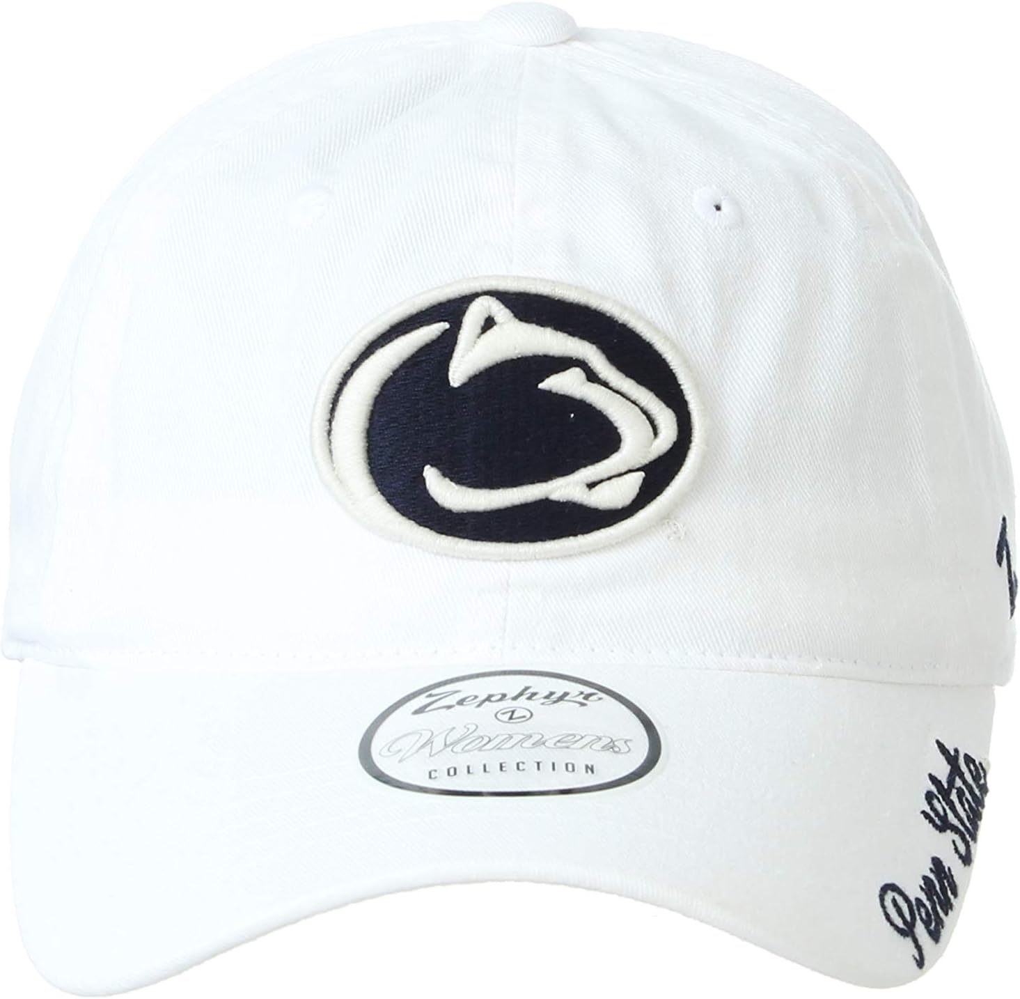 ZHATS NCAA Womens Adjustable Scholarship Hat Icon White