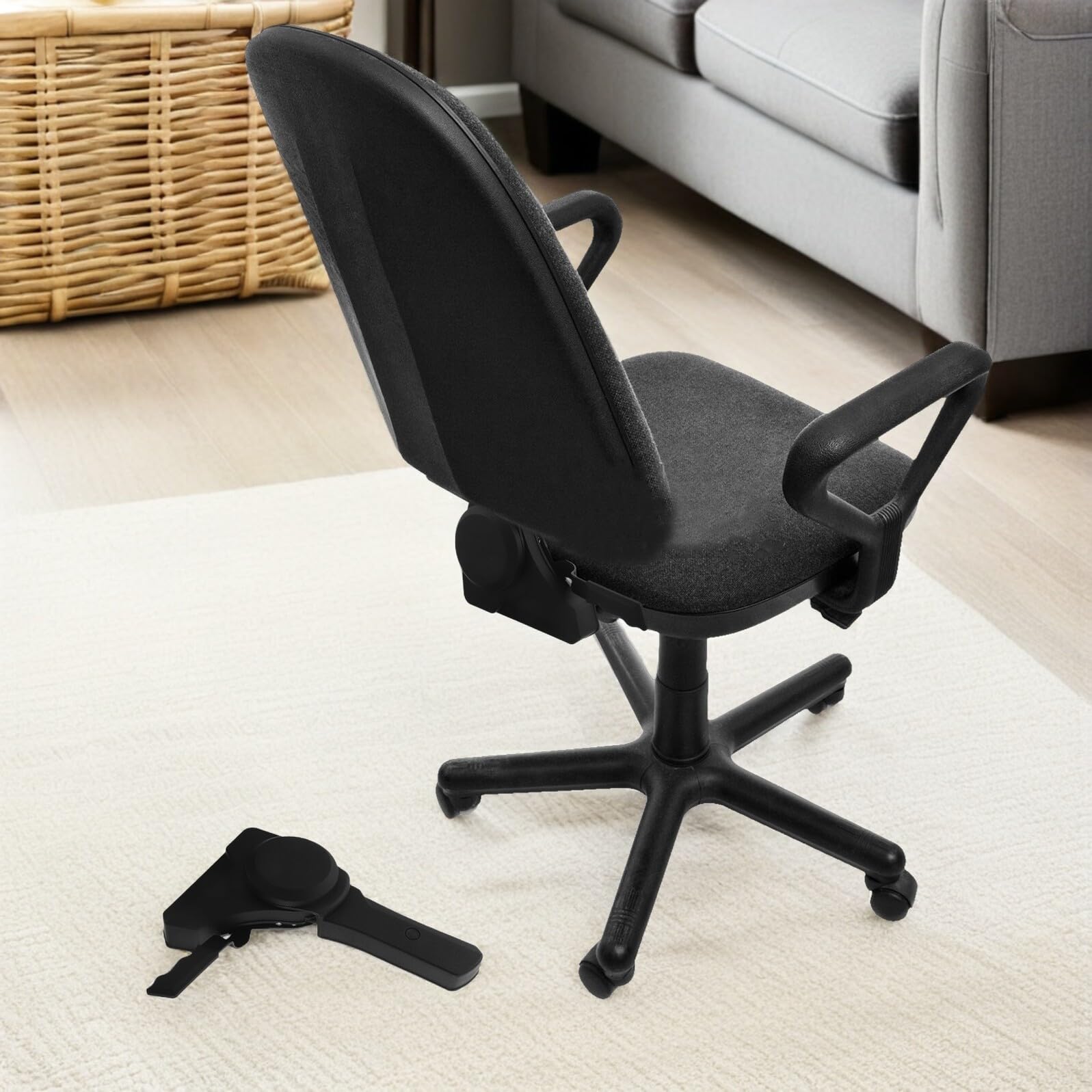 Regolatore Angolazione Sedia da Ufficio in Metallo 2 Pezzi, Dispositivo Multi-angolo Regolabile per Sedia Girevole, Accessorio Ricambio per Sedie da Scrivania Ergonomiche