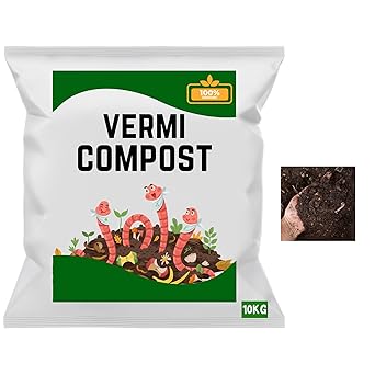 Vermicompost Fertilizer Manure For Plants 5 Kg | 100% Organic Vermicompost Fertilizer Manure For Plants As Insecticide | Organic Manure for Plants | Fertilizer for Home Gardening (30)
