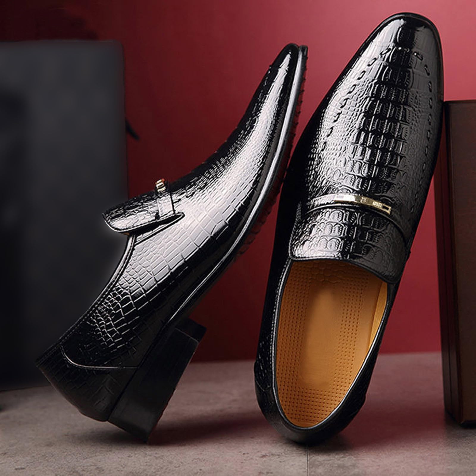 Categoria di prodotto: scarpe da uomo | Scarpe da ballo moderne da uomo – per danza di società e allenamento al chiuso in pelle