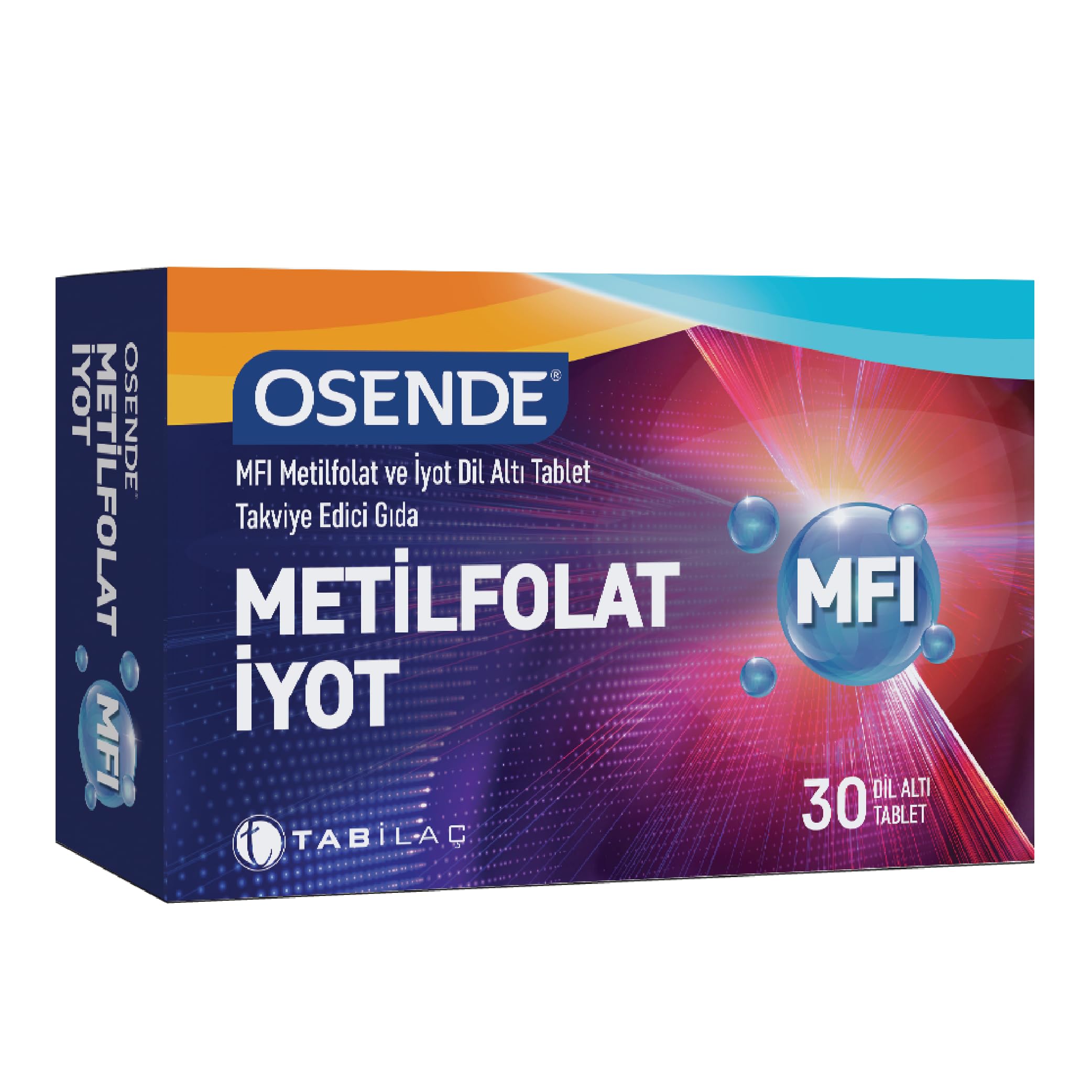 Osende Mfi Metilfolat & İyot 30 Tablet
