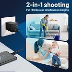 Hidden Spy Camera 1080P WiFi Wireless Small HD Home Office Security Camera Compact Surveillance Monitoring Cameras Micro Indoor Cameras Motion Detection with App Live Feed