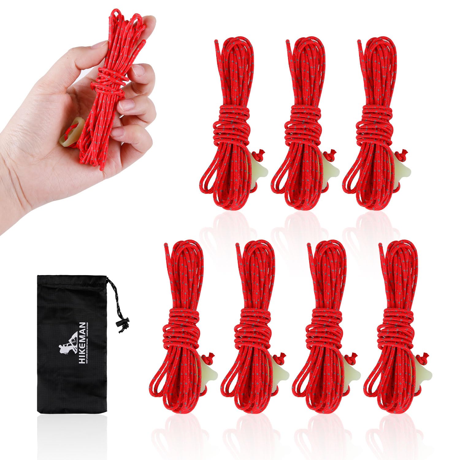 Amazon.co.jp: ダイニーマ ロープ ガイロープ 2mm テントロープ パラ