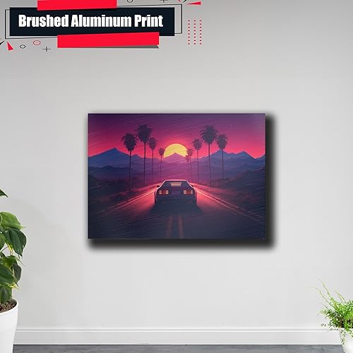 Miniatura 5 de Unique Synthwave Style Retro Art, 80s style art, framed poster print, guest room art, cool living room art, Art Print, Wall Art