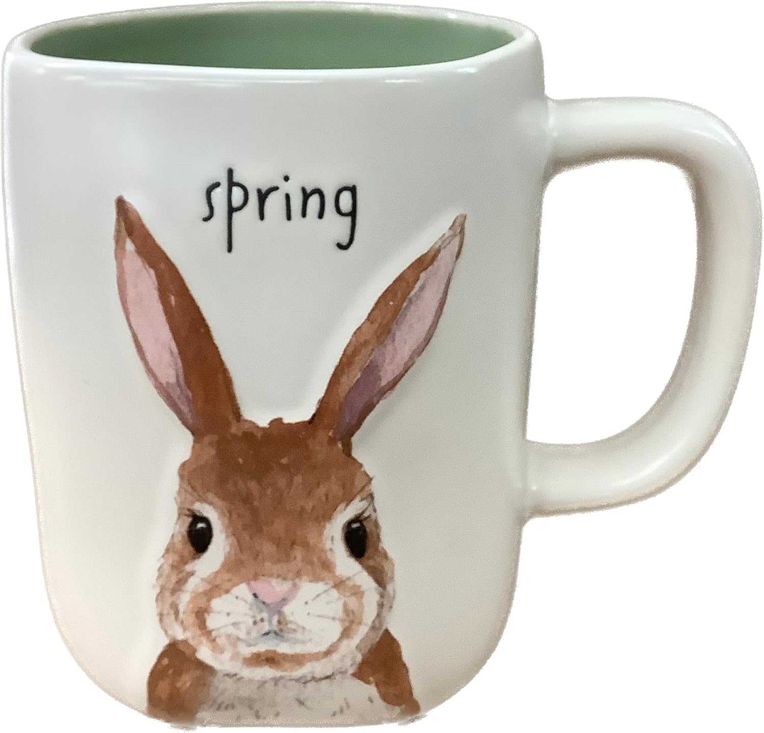 Rae Dunn HAPPY SPRING Mug YELLOW - Ceramic