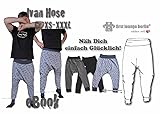 Ivan Jerseyhose Nähanleitung mit Schnittmuster für Hänge-Hose Fletzhose [Download]