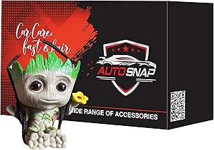 Auto Snap Cute Baby Groot Car Hanging Dashboard Idol | Decorative Figurine for Car Interior, Office Desk & Home | Premium Showpiece