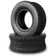 TRIPOWER 15x6.00-6nhs Lawn Mower Tires - 15x6x6 Front Tires for Riding Lawn Mower and Garden Tractor, Durable, 4PR Tubeless, 570lbs Capacity, Set of 2