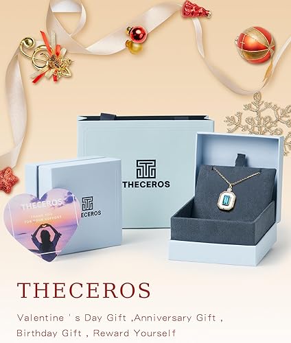 Miniatura 6 de Regalos para el día de la madre para esposa, collares de plata de ley, joyería cuadrada, perfecto para hija, mamá, novia, día de San Valentín,