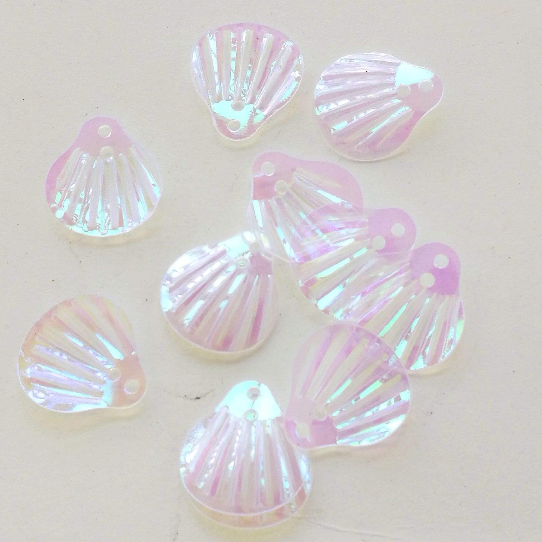 100pcs Shell Sequins for Earrings DIY Making Earring Pendants Garments Trimmings Loose Sequins Wedding Veil Decoration