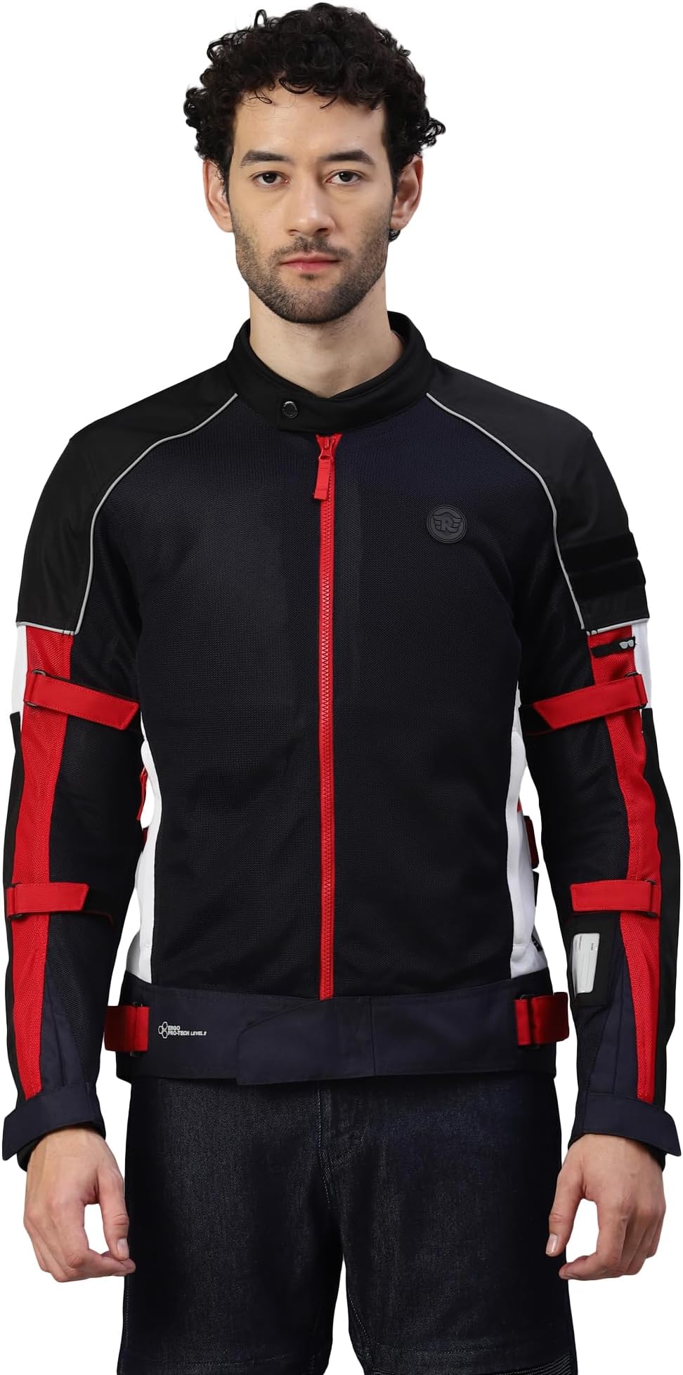 Royal Enfield Streetwind Pro Riding Jacket Dark Navy (S) 38 Cm With Ce Level 2 Protectors At Shoulder, Elbow & Back And Ce Level 1 Ergo Pro-Tech Armours At Chest For Advance Protection
