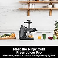 Vista 2 de Ninja JC101 Cold Press Pro Juicer, fácil de limpiar, 1ª generación, grafito