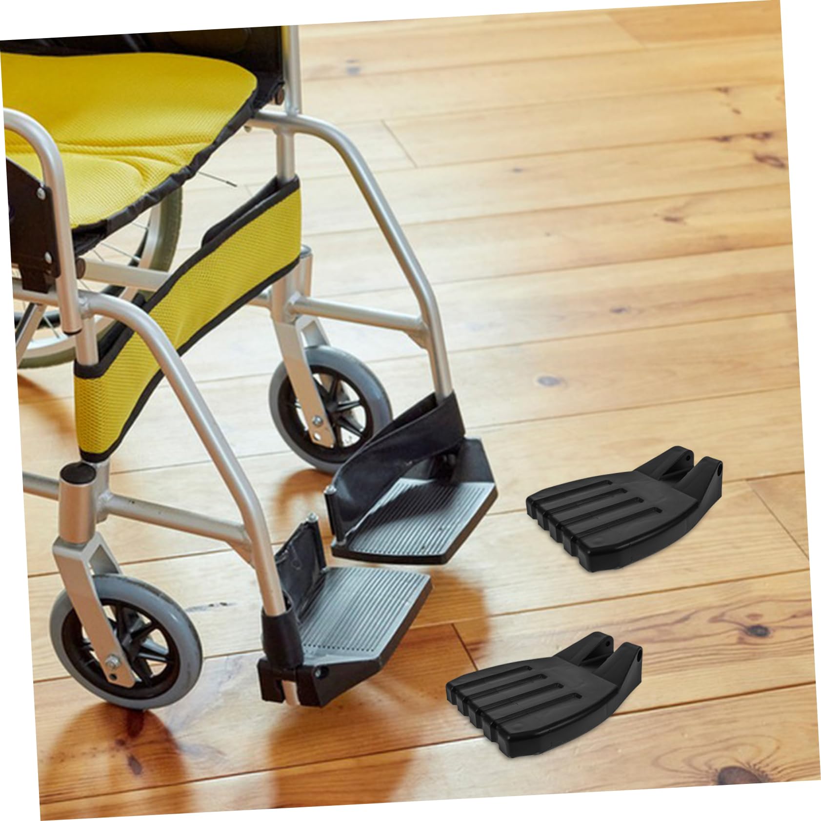 FRCOLOR 8 Piezas De Repuesto Para Reposapiés De Silla De Ruedas Reposapiés Para Silla De Ruedas Almohadillas Para Las Para a De as Pedal Elevador Para a