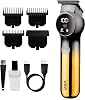 VGR Beard Trimmer Men - Electric Rechargeable - Ceramic Blades - USB - 180 Min Battery - 7000 RPM - Cordless Hair Clippers - Grooming Kit - Face Facial Shaver Razor - Stubble - Sideburn - Moustache