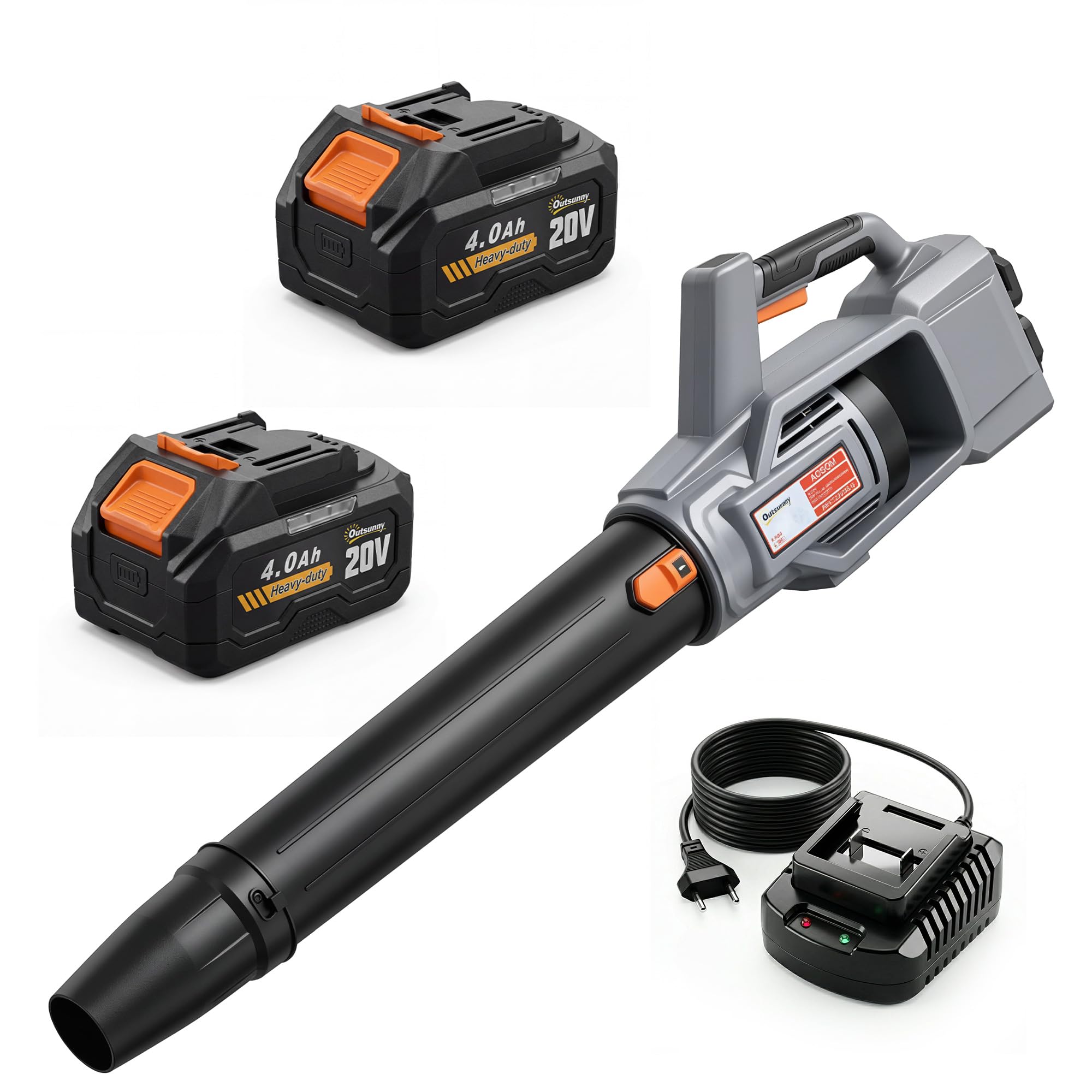 Outsunny Soffiatore a Batteria 36V
