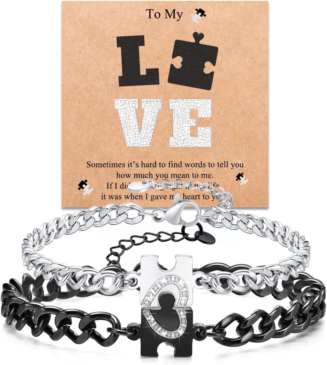 Matching Bracelets for Couples, Soulmate Relationship Friendship Couples Bracelets Forever Infinity Jewelry Gifts for Boyfriend Girlfriend Best Friends