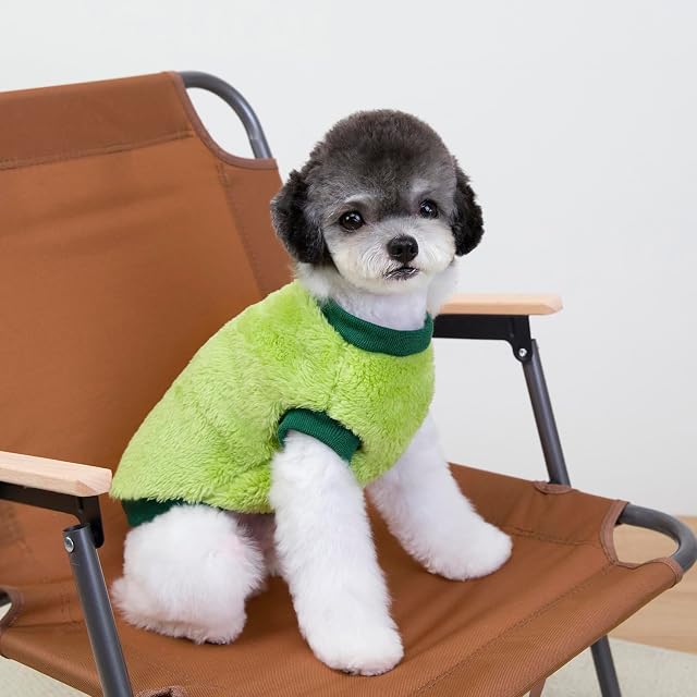 Foto 3 de 8 de Izefia Ropa de Suéter para Perro Suéteres de Lana y Polar con Bucle para Correa Suéter de Invierno Abrigado…