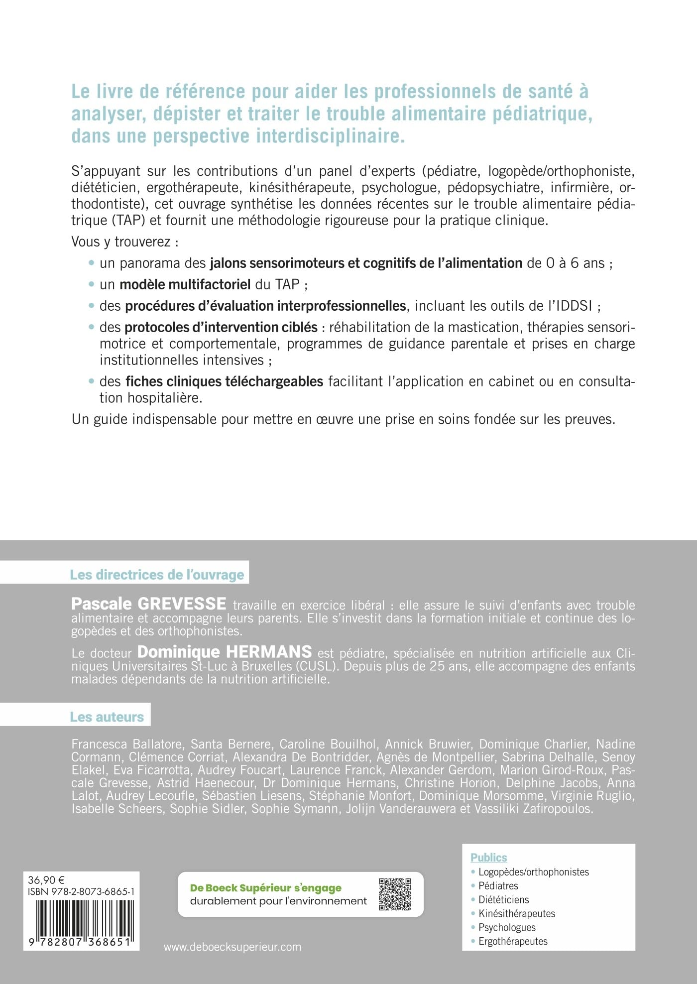 Le trouble alimentaire pédiatrique: Physiopathologie, évaluation et traitement