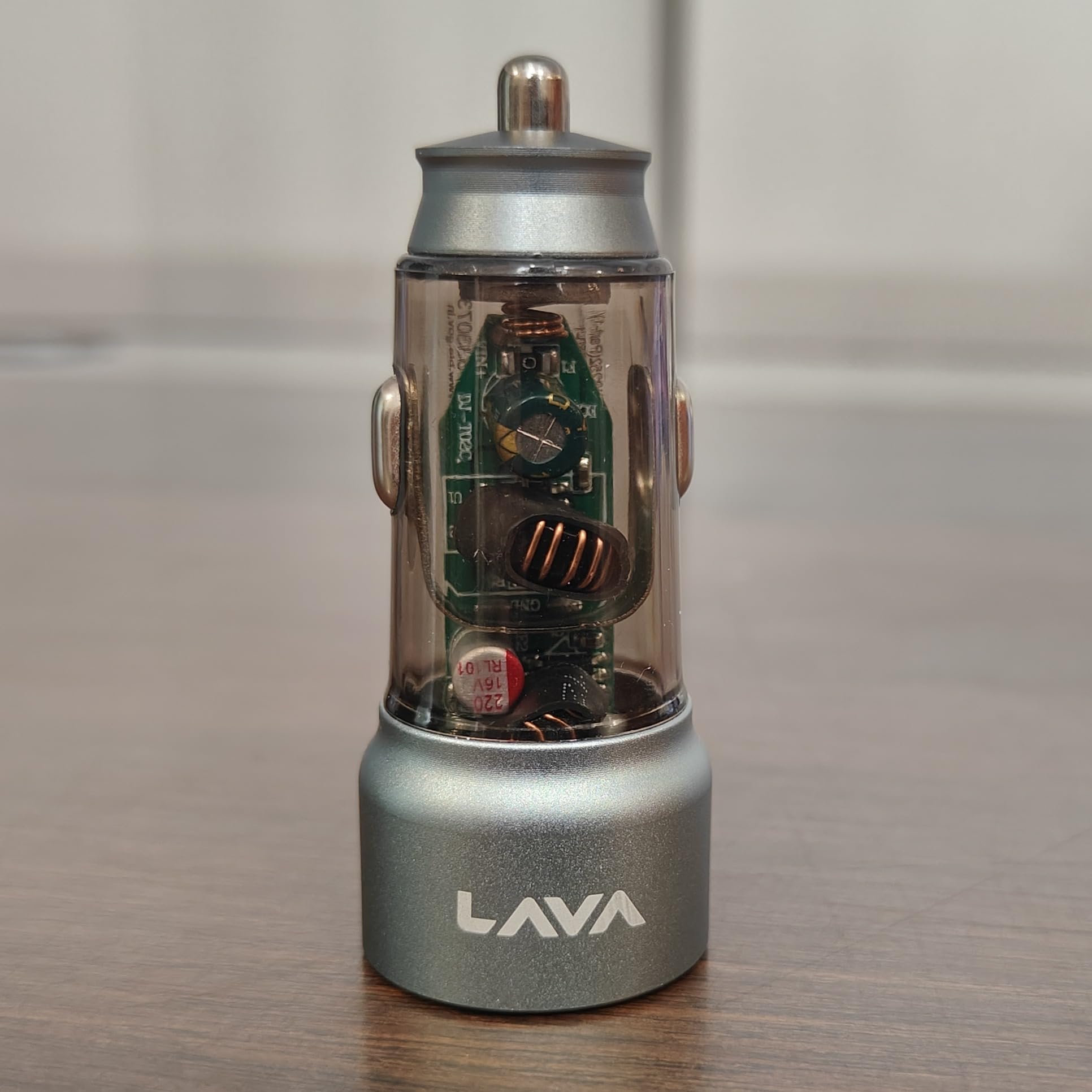 LAVA 52.5W Dual Output Fast Car Charger with Type-C PD & USB,Aluminium Metal Transparent Body, Compatible with Cars for iPhone & Android Smartphone, Smartwatch, Earbud, Power Bank (Black)-image-37